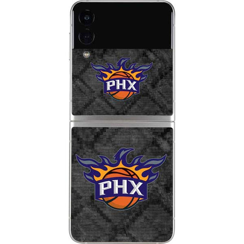 NBA Phoenix Suns Dark Rust Galaxy Z Flip4 5G Skin